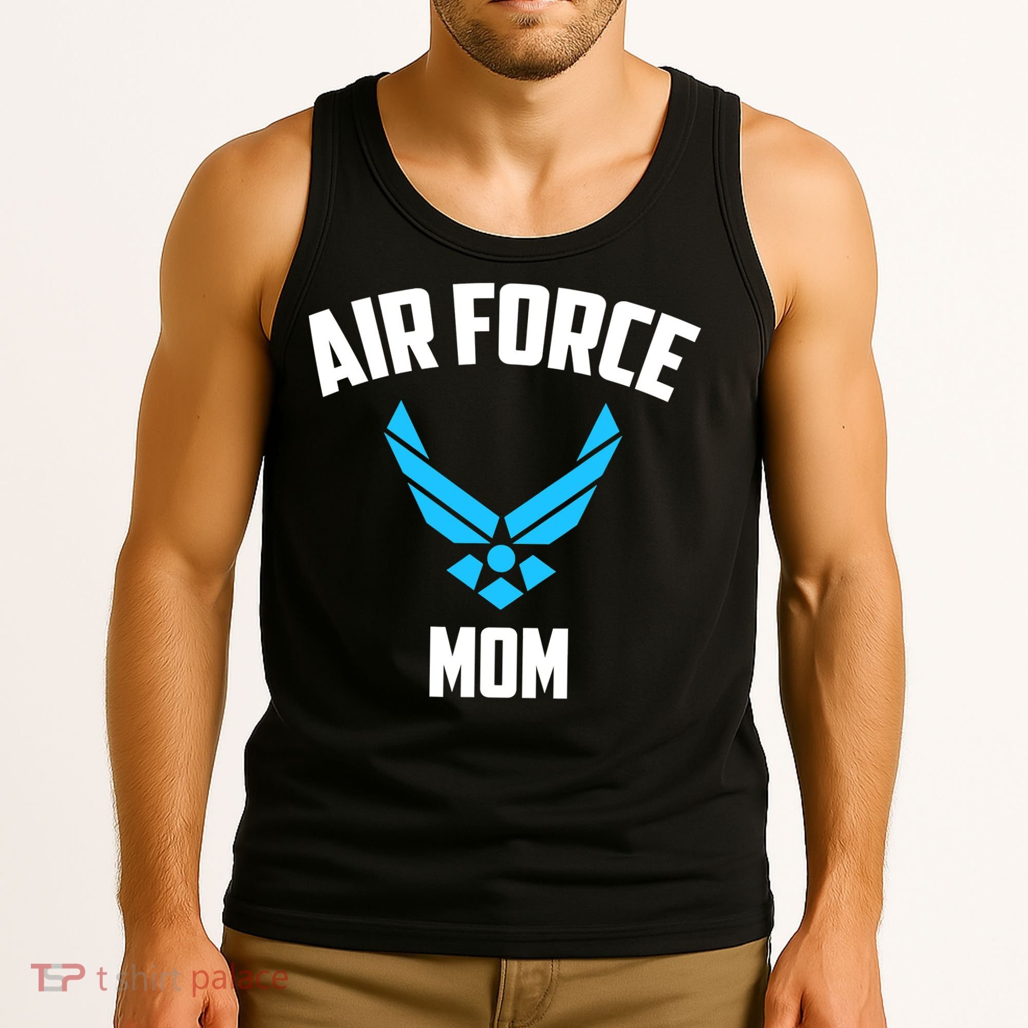 Cool Air Force Mom Best Proud Military Veteran Tank Top