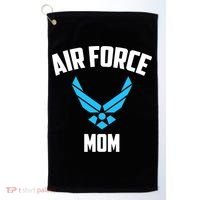 Cool Air Force Mom Best Proud Military Veteran Golf Towel thumb 0