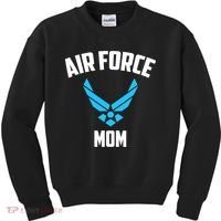 Cool Air Force Mom Best Proud Military Veteran Kids Sweatshirt thumb 0