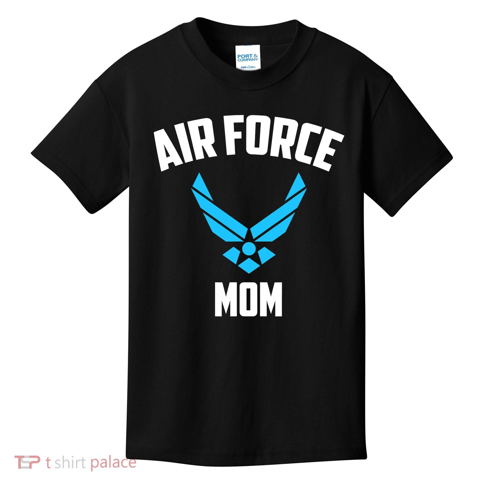 Cool Air Force Mom Best Proud Military Veteran Kids T-Shirt