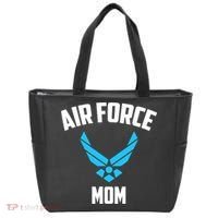 Cool Air Force Mom Best Proud Military Veteran Tote Bag thumb 0