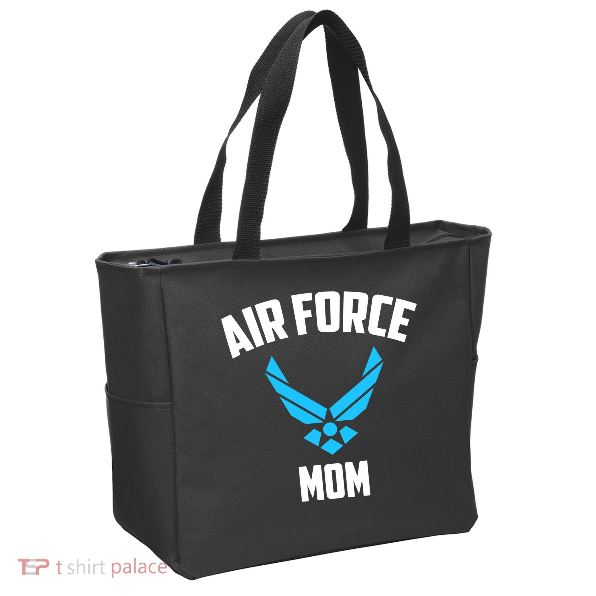 Cool Air Force Mom Best Proud Military Veteran Tote Bag