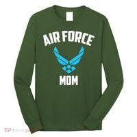 Cool Air Force Mom Best Proud Military Veteran Long Sleeve Shirt thumb 0