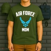 Cool Air Force Mom Best Proud Military Veteran T-Shirt thumb 6