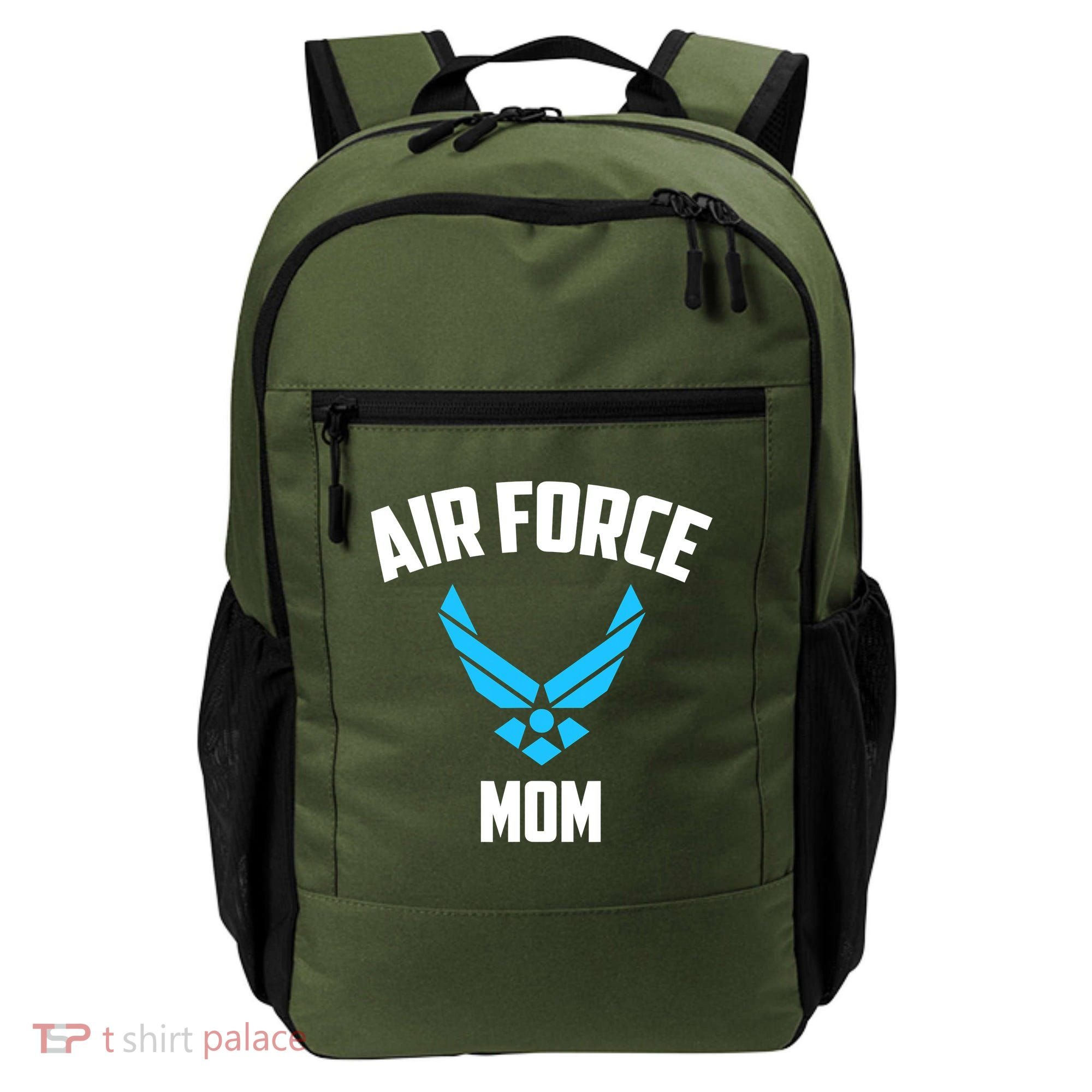 Cool Air Force Mom Best Proud Military Veteran Backpack