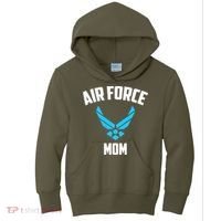 Cool Air Force Mom Best Proud Military Veteran Kids Hoodie thumb 0