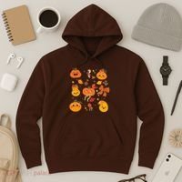 Cute Autumn Fall Pumpkins Ribbons Bows Hoodie thumb 3