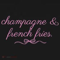 Champagne And French Fries Coquette Bow Women's Tank Top thumb 5