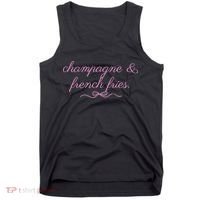 Champagne And French Fries Coquette Bow Tank Top thumb 0