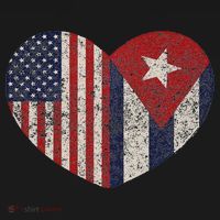 Cuba American Flag Vintage Cuban American T-Shirt thumb 7