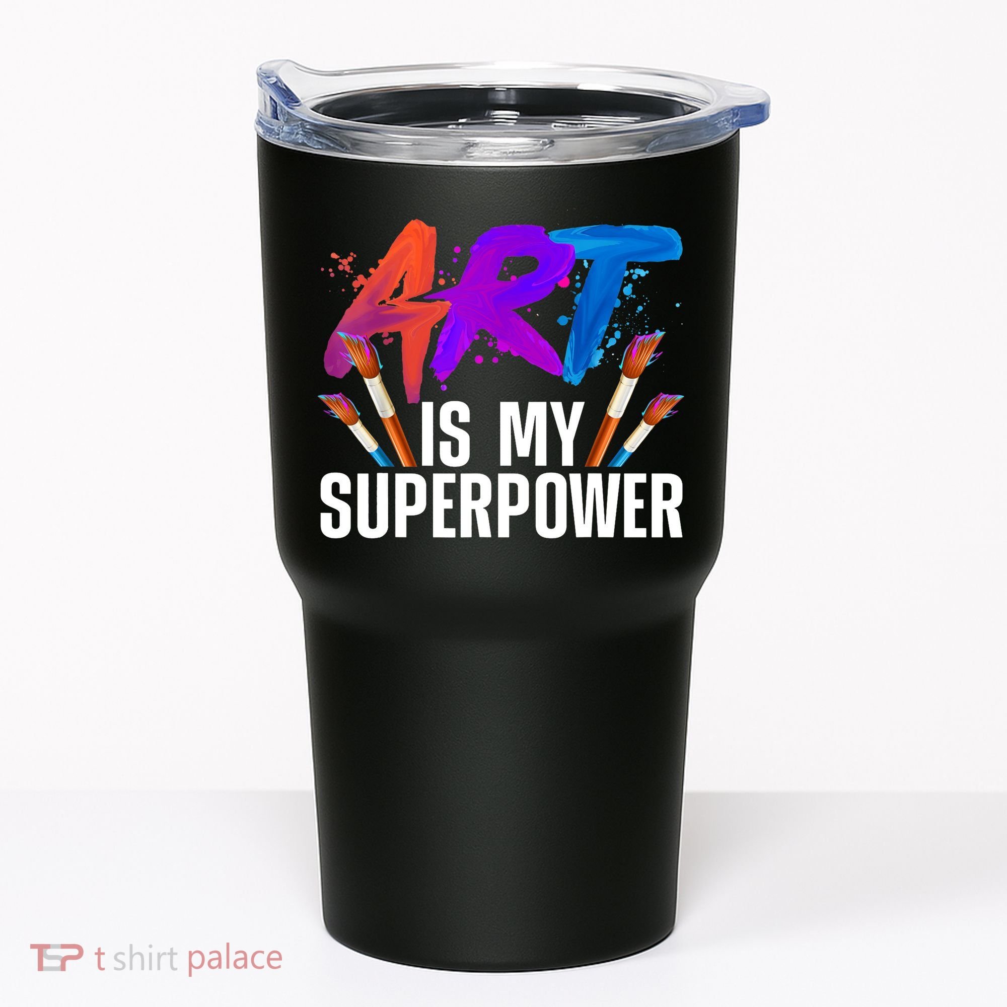Cool Art For Art Teacher Artist Painter Superpower Tumbler