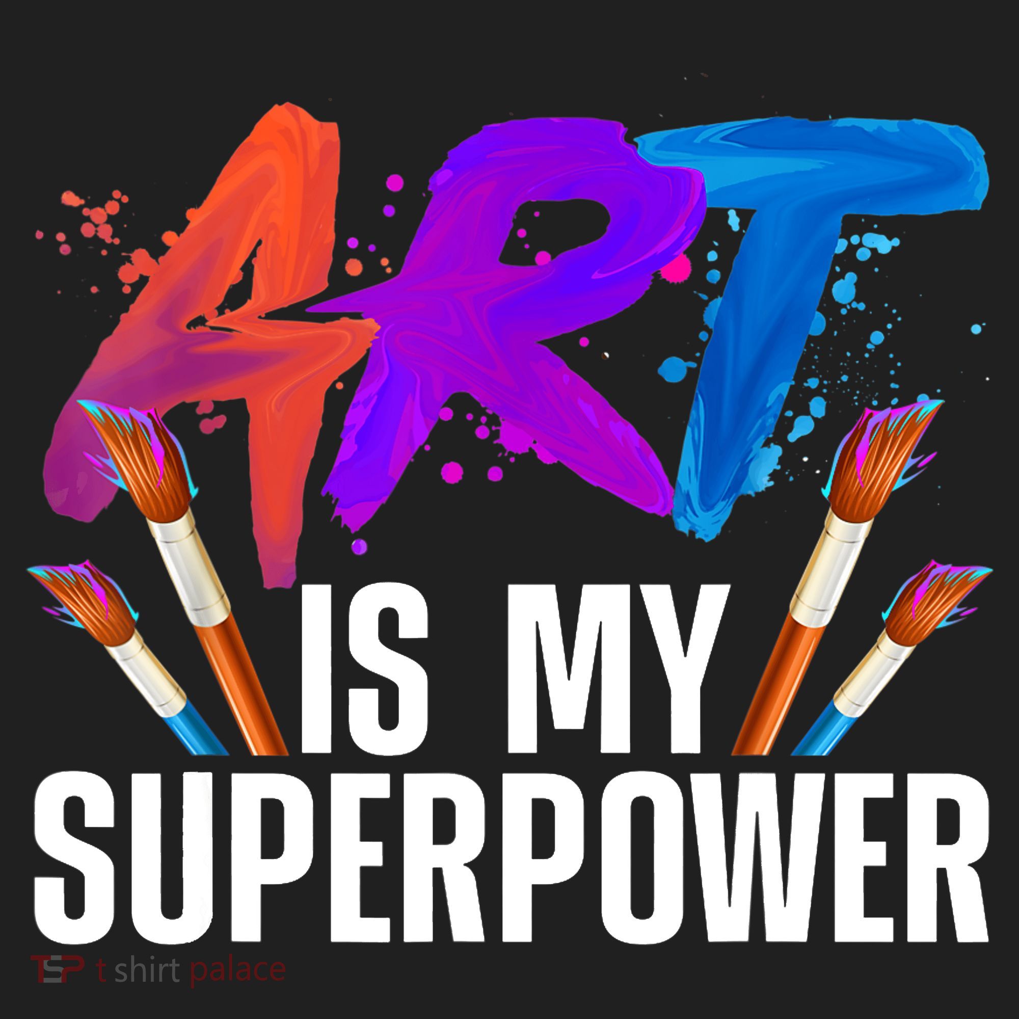 Cool Art For Art Teacher Artist Painter Superpower Tumbler