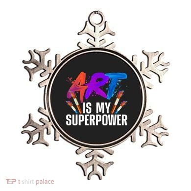 Cool Art For Art Teacher Artist Painter Superpower Ornament