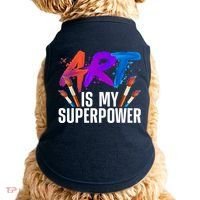 Cool Art For Art Teacher Artist Painter Superpower Doggie Tank thumb 0