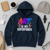 Cool Art For Art Teacher Artist Painter Superpower Hoodie thumb 3