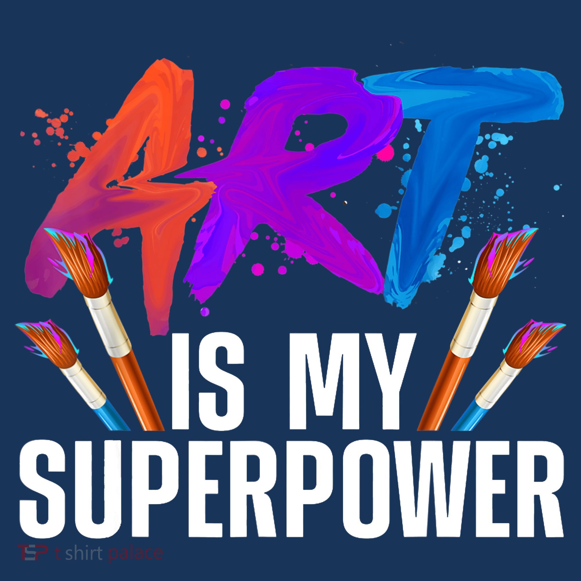 Cool Art For Art Teacher Artist Painter Superpower Sweatshirt