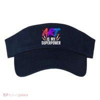 Cool Art For Art Teacher Artist Painter Superpower Visor thumb 0