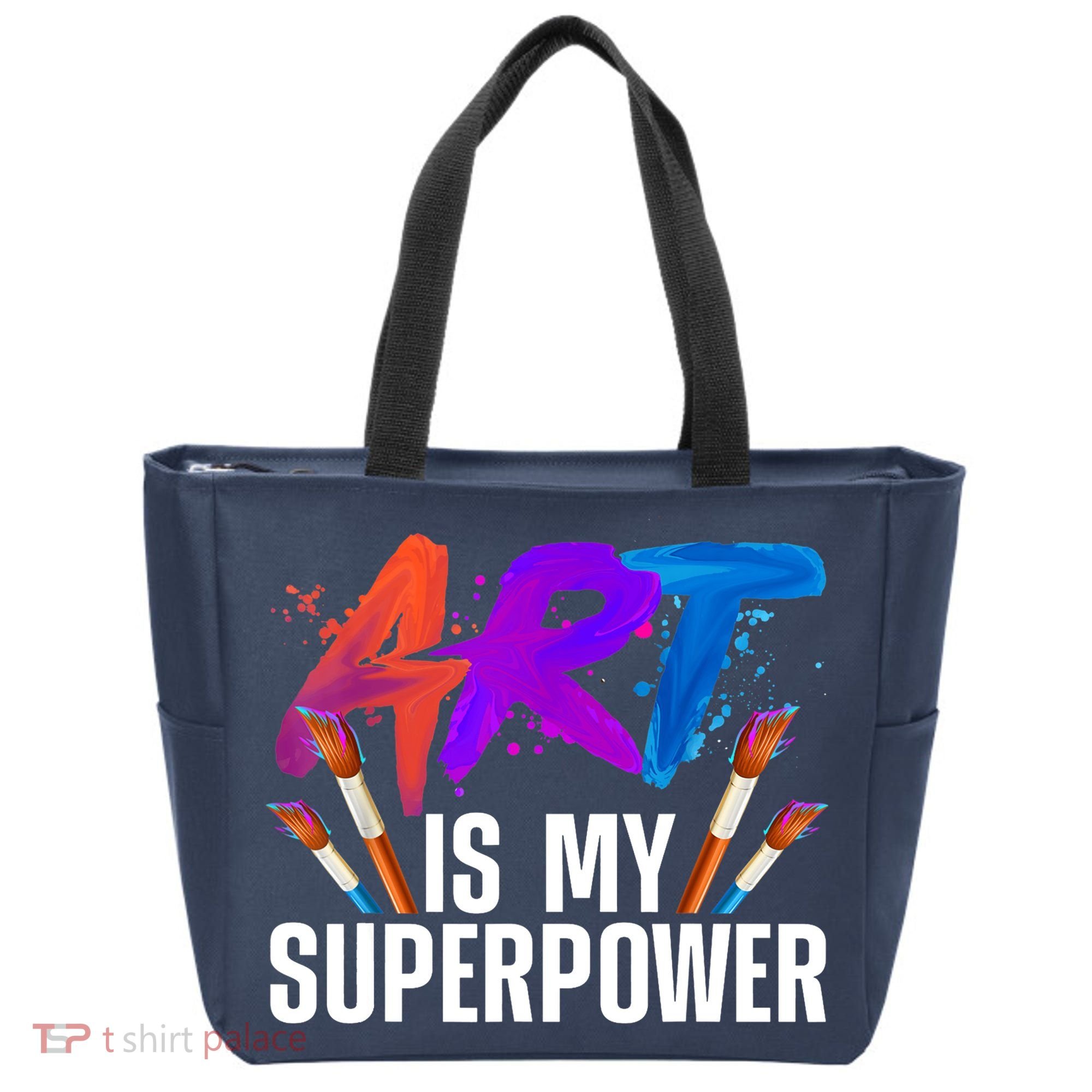 Cool Art For Art Teacher Artist Painter Superpower Tote Bag