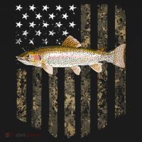 Camo American Flag Rainbow Trout Fishing 4th Of July Cute Gift Women's Hoodie thumb 2