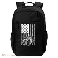 Cool ATV For Quad Racing Squad USA Flag 4 Wheeler Premium Backpack thumb 0