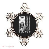 Cool ATV For Quad Racing Squad USA Flag 4 Wheeler Premium Ornament thumb 0