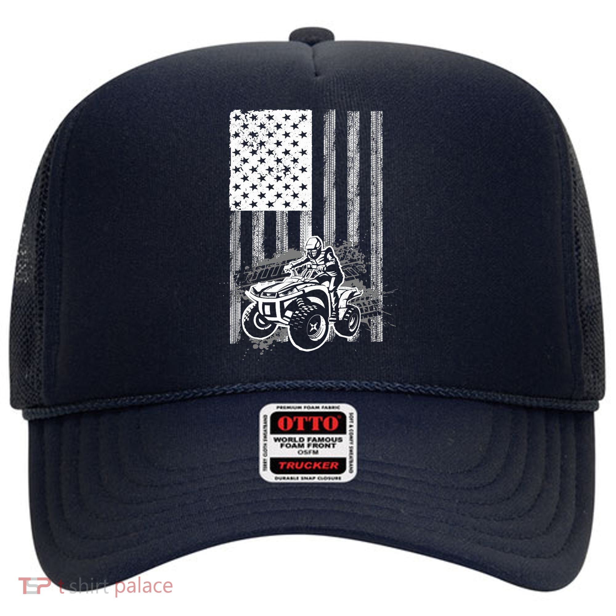 Cool ATV For Quad Racing Squad USA Flag 4 Wheeler Premium Hat
