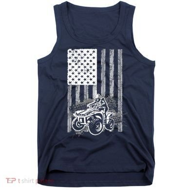Cool ATV For Quad Racing Squad USA Flag 4 Wheeler Premium Tank Top