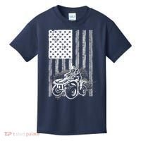 Cool ATV For Quad Racing Squad USA Flag 4 Wheeler Premium Kids T-Shirt thumb 0