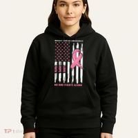Cool American Flag Breast Cancer Awareness Hoodie thumb 5