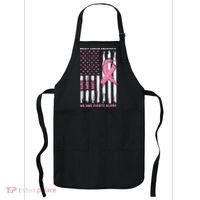 Cool American Flag Breast Cancer Awareness Apron thumb 0