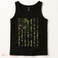 Camo American Flag Usa Camouflage Women Tank Top thumb 2