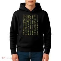 Camo American Flag Usa Camouflage Women Kids Hoodie thumb 4