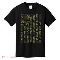 Camo American Flag Usa Camouflage Women Kids T-Shirt thumb 0