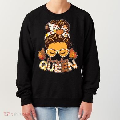 Cute Autumn Fall Pumpkin Queen Women's Sweatshirt