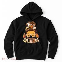 Cute Autumn Fall Pumpkin Queen Hoodie thumb 0