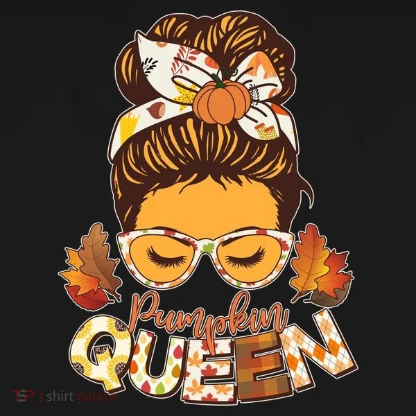 Cute Autumn Fall Pumpkin Queen Bucket Hat