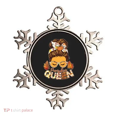 Cute Autumn Fall Pumpkin Queen Ornament