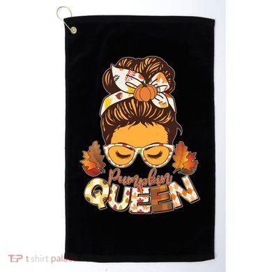 Cute Autumn Fall Pumpkin Queen Golf Towel