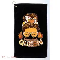 Cute Autumn Fall Pumpkin Queen Golf Towel thumb 0