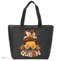 Cute Autumn Fall Pumpkin Queen Tote Bag thumb 0