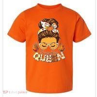 Cute Autumn Fall Pumpkin Queen Toddler T-Shirt thumb 0
