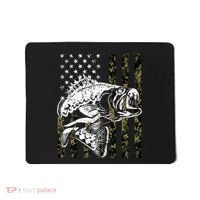 Camouflage American Flag Fisherman Mousepad thumb 0