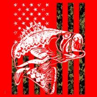 Camouflage American Flag Fisherman Santa Hat thumb 1