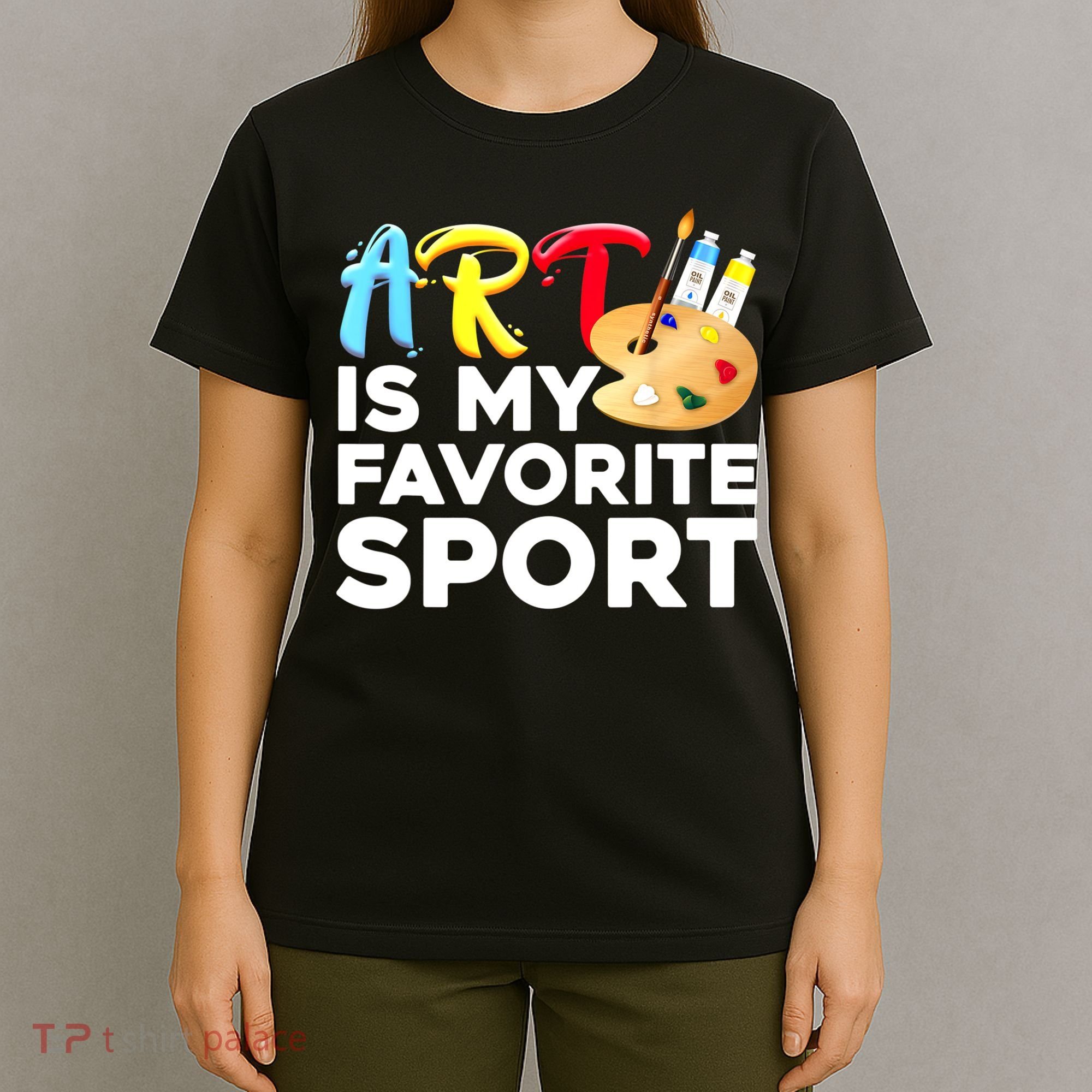 Cool Art For Women Artist Painter Art Teacher Painting T-Shirt