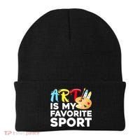 Cool Art For Women Artist Painter Art Teacher Painting Beanie thumb 0