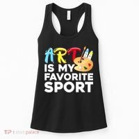 Cool Art For Women Artist Painter Art Teacher Painting Women's Tank Top thumb 0