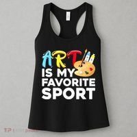 Cool Art For Women Artist Painter Art Teacher Painting Women's Tank Top thumb 3
