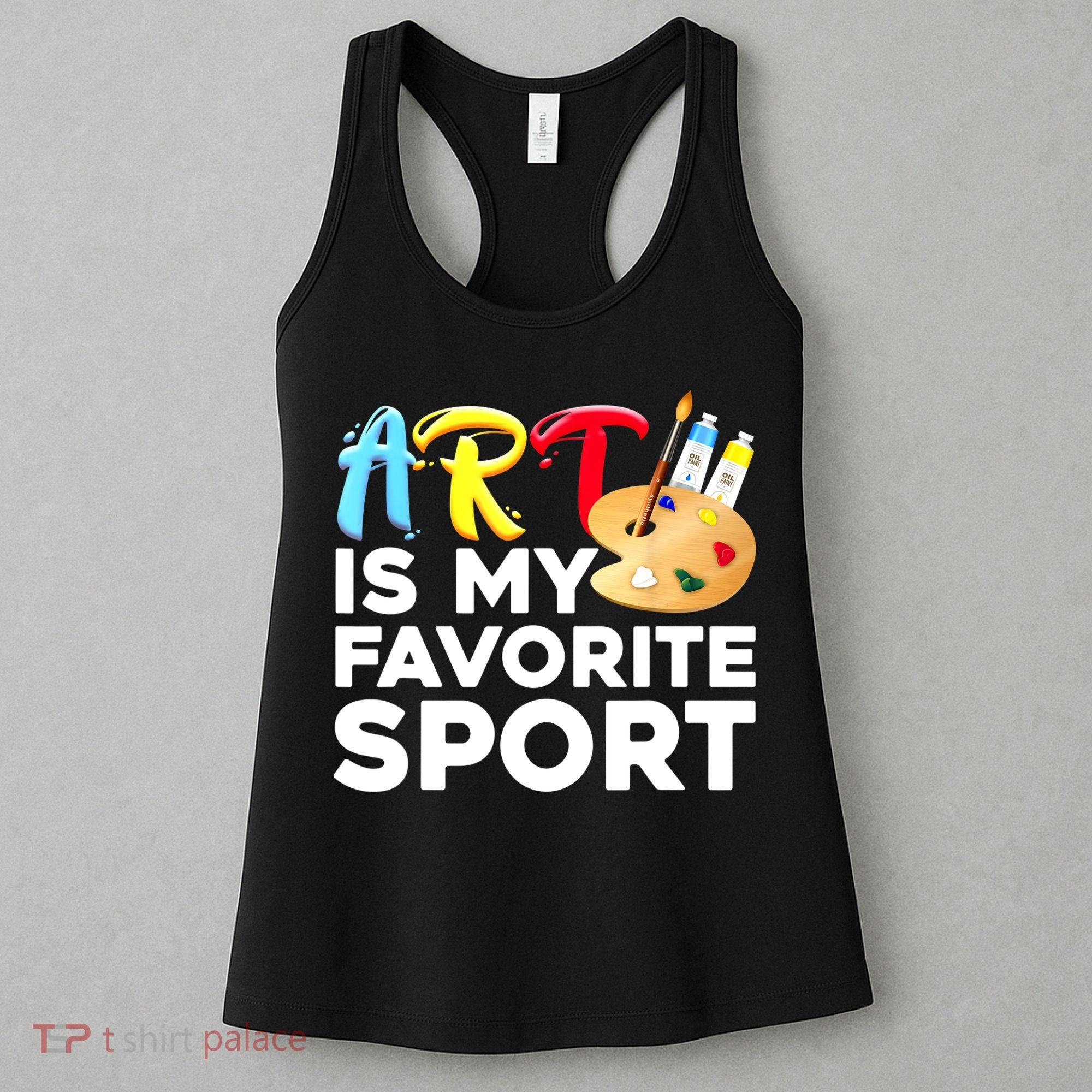 Cool Art For Women Artist Painter Art Teacher Painting Women's Tank Top