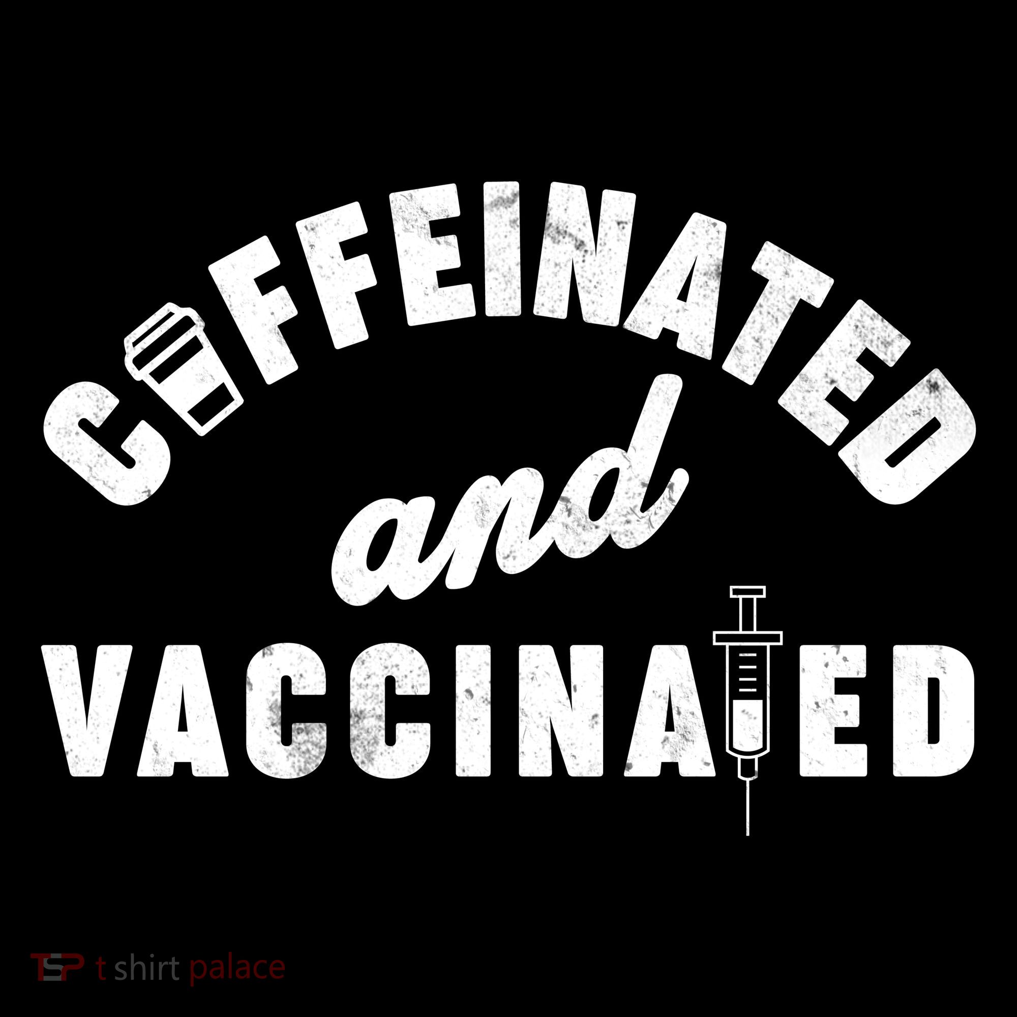Caffeinated And Vaccinated Polo