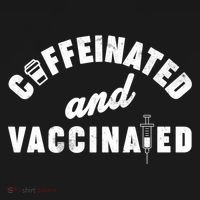 Caffeinated And Vaccinated Ornament thumb 1